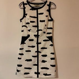 Banana Republic paint stroke design dress